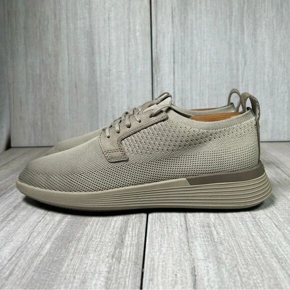 Wolf and Shepherd SwiftKnit Grey Knit Casual Derby Oxford Dress Shoe Mens Size 7 - Picture 3 of 10